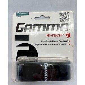 Gamma High Tech Tennis Grip Black Firm Traction AHTG-11 Performance Replacement